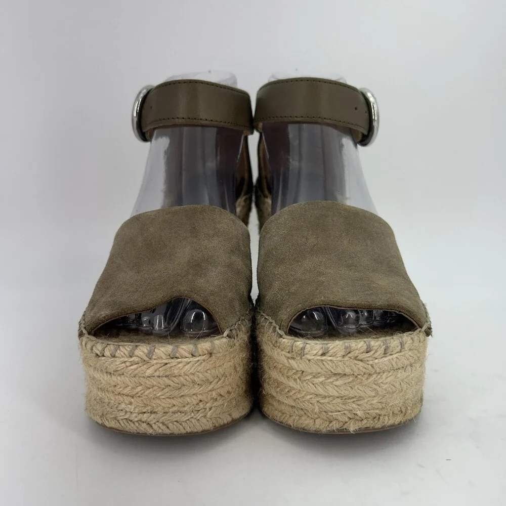 Marc Fisher Espadrille Sandals Shoes Womens Size 8 LTD MLAIDA Wedge Platform